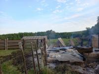 Jardín América: Incendio 