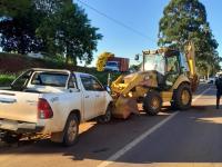 San Vicente: Choque sobre