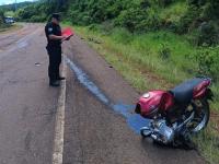 Colisión entre una motoci