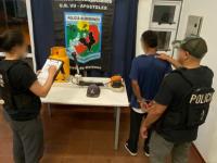 Arrestaron a un sujeto co