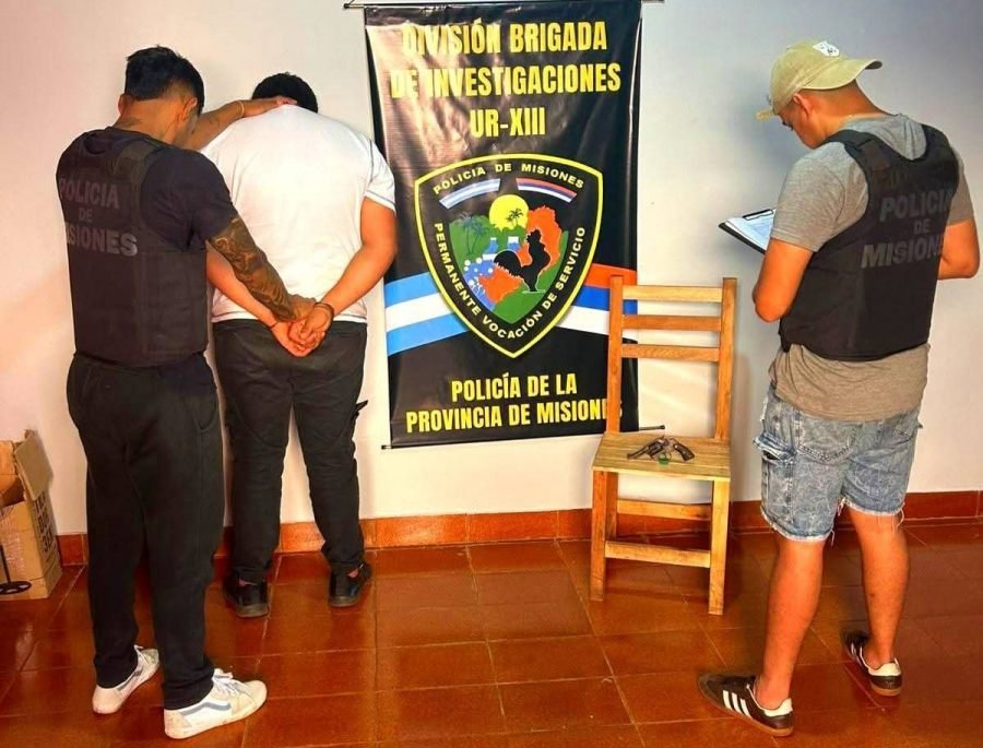 San Ignacio: Una investigación en redes sociales permitió detener a un individuo e incautar un arma proveniente de un ilícito