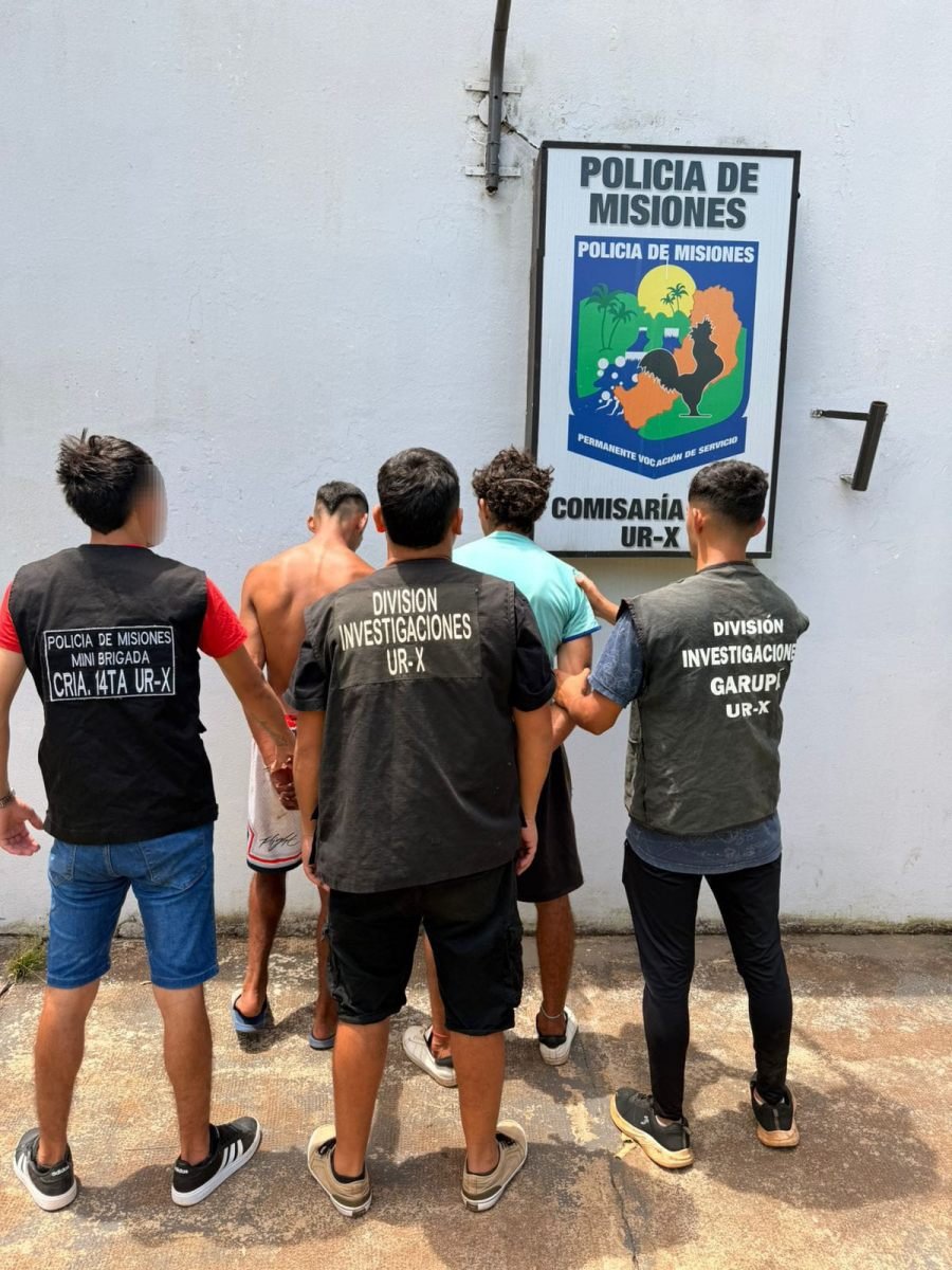 Investigación coordinada culminó con la detención de dos individuos señalados como presuntos autores del hecho por robo en la ciudad de Posadas