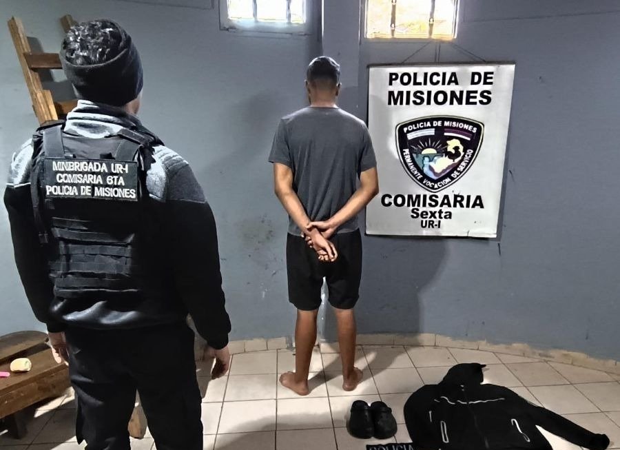 La Policía de Misiones capturó a un boquetero acusado de desvalijar una vivienda en la ciudad de Posadas