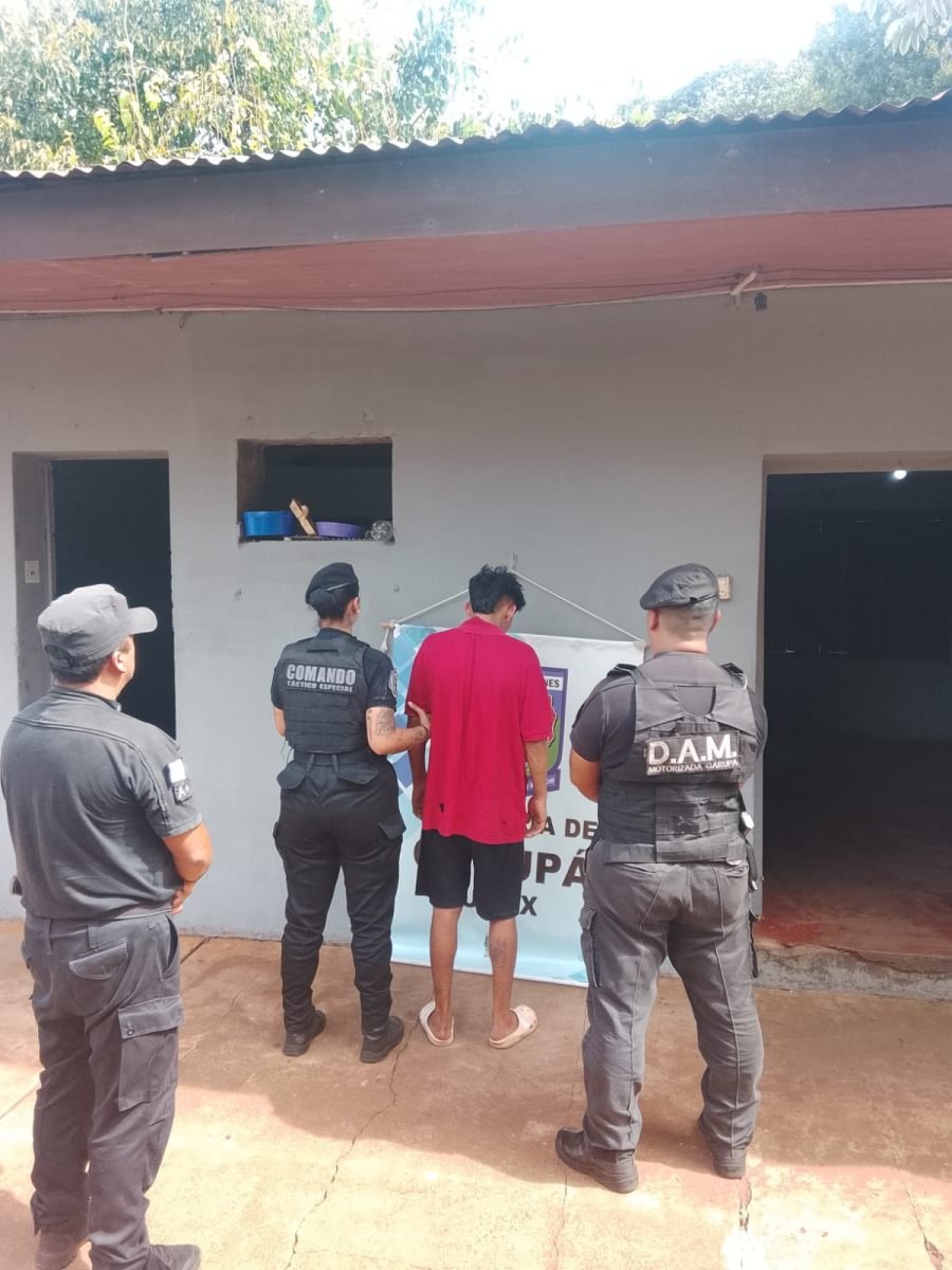 Demoraron a un adolescente de 17 años con pedido de detención por lesiones con arma blanca y robos en la localidad de Garupá