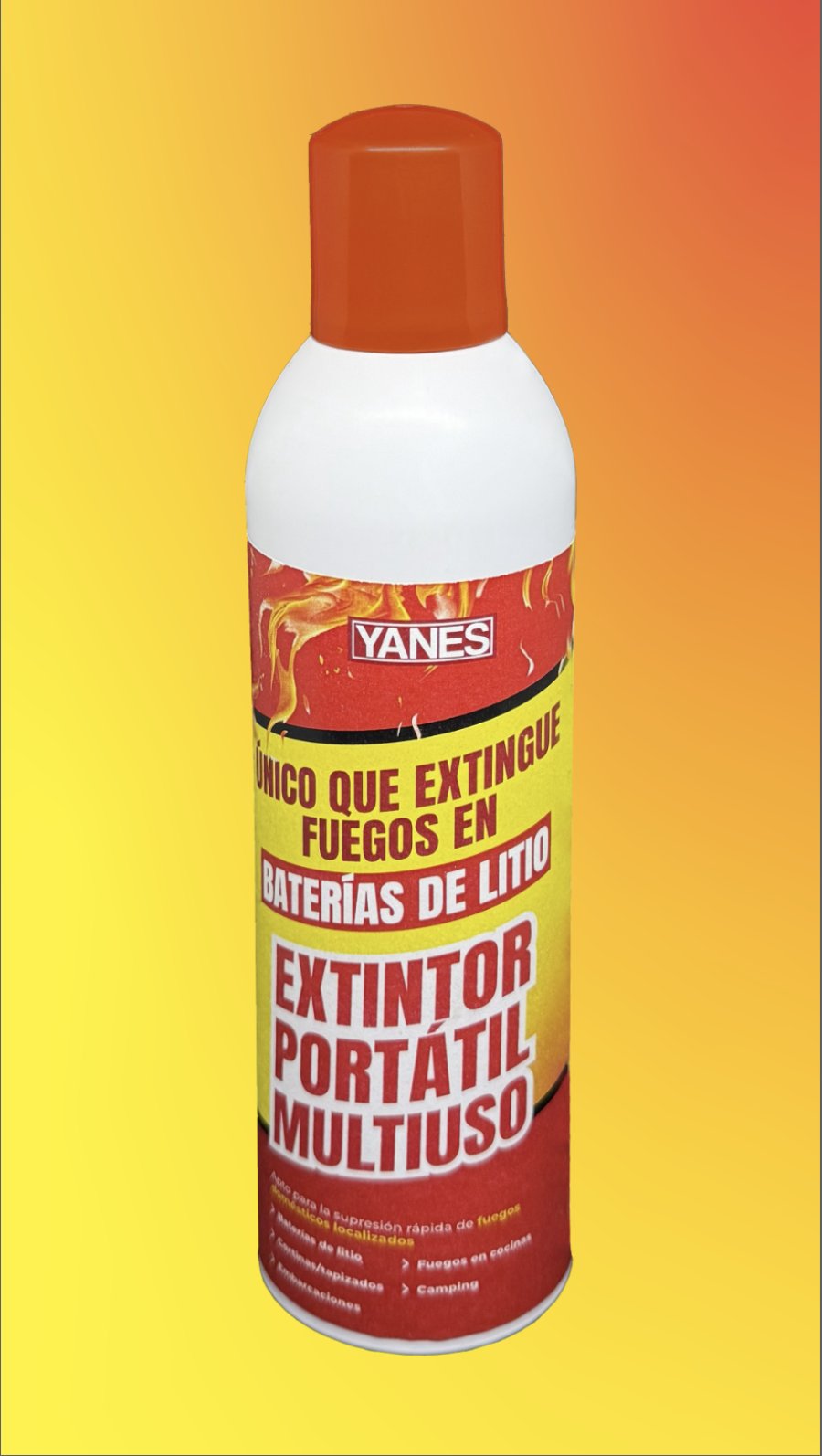 Lanzamiento: el primer extintor portátil multiuso de Argentina que apaga incendios en baterías de Ion-Litio