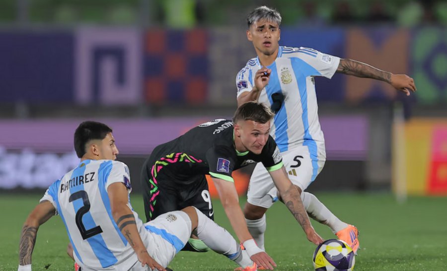 Argentina goleó 4 a 1 a Australia y se clasificó a los octavos de final del Mundial Sub 20