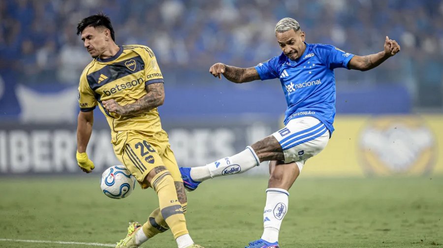 Copa Libertadores: Boca Juniors jugó un tiempo con 10 y cayó ante Cruzeiro en Belo Horizonte
