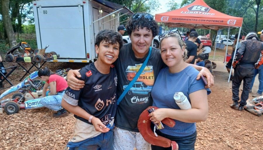 El apostoleño Fabricio Sosa alcanzó un gran podio en la localidad de Campo Grande en el Gran Premio  Coronación del Karting Misionero sobre Circuito Terrado
