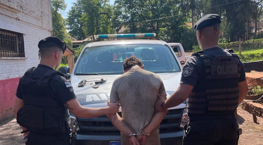 Intentó disparar contra la Policía de Misiones tras amenazar a vecinos, fue detenido en la ciudad de Eldorado
