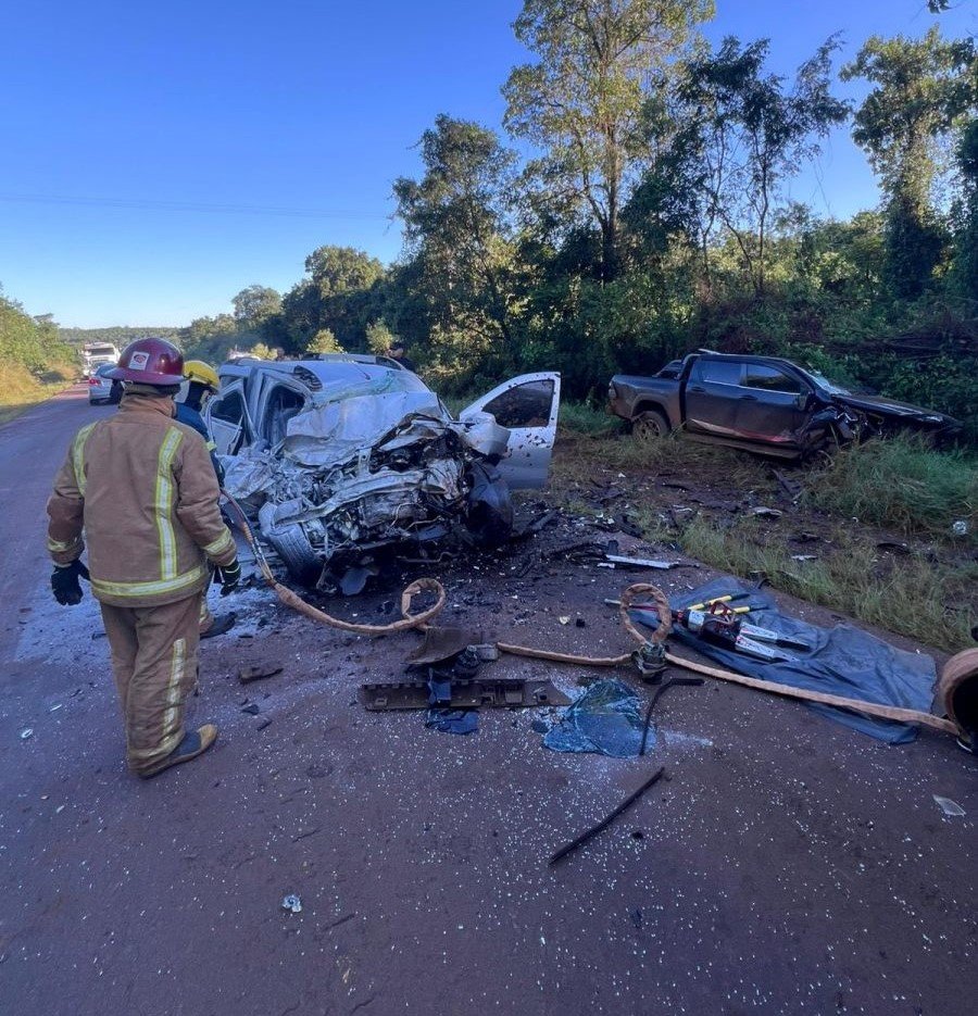 Misiones: Dos hombres fueron hospitalizados tras un choque frontal sobre la Ruta Provincial N° 211 en jurisdicción del Municipio de El Alcázar