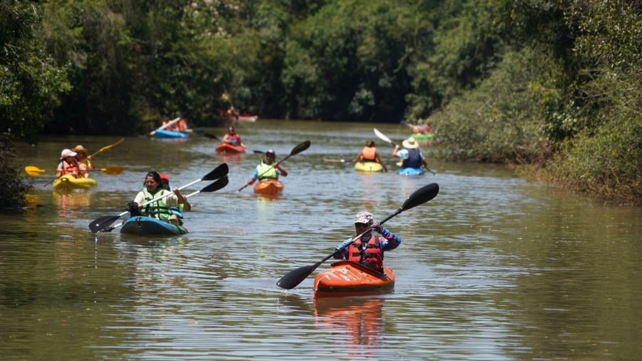 Apóstoles: El Chimiray fue el escenario del 13° Encuentro de Kayakismo y la 7° Fiesta Provincial de Canotaje