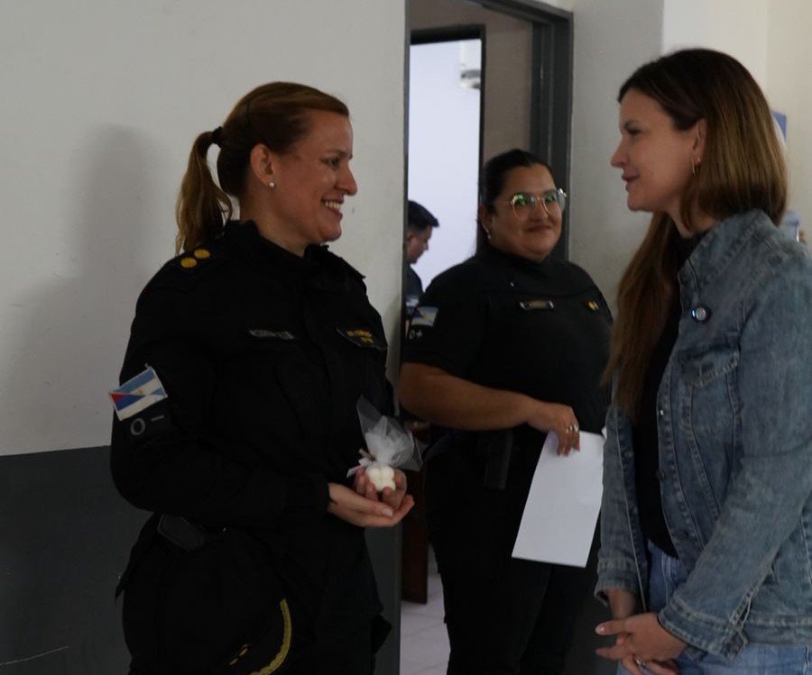 Micaela Gacek participó del agasajo a las madres policías y destacó su labor en la comunidad