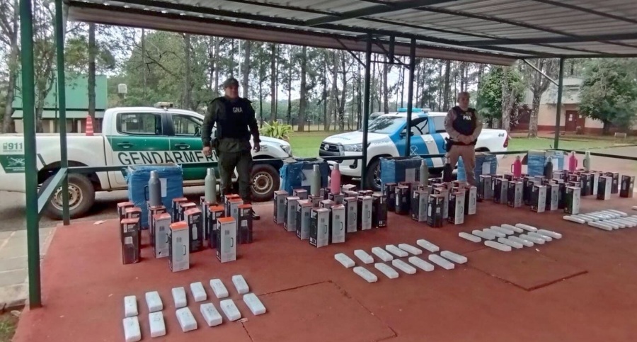Gendarmería Nacional secuestró marihuana valuada en más de 143 millones de pesos