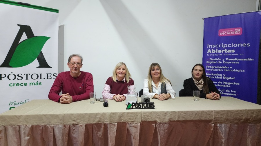 Lanzamiento de Dos Jornadas de Capacitaciones Gratuitas del INCADE en Apóstoles