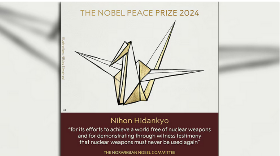 El Premio Nobel de la Paz 2024 fue otorgado a Nihon Hidankyo, la organización japonesa contra las armas nucleares