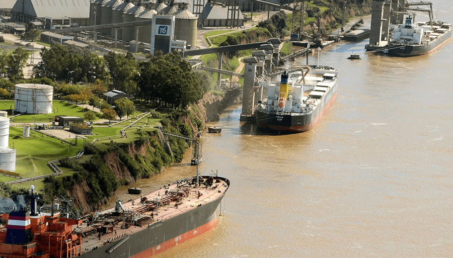 Los barcos hacen fila en el Gran Rosario: La soja argentina, en un mini “boom” exportador