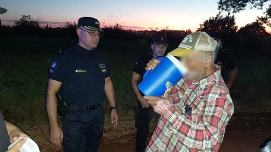 Misiones: Trás una amplio rastrillaje se logró hallar al septuagenario que se encontraba desaparecido en la localidad de San José