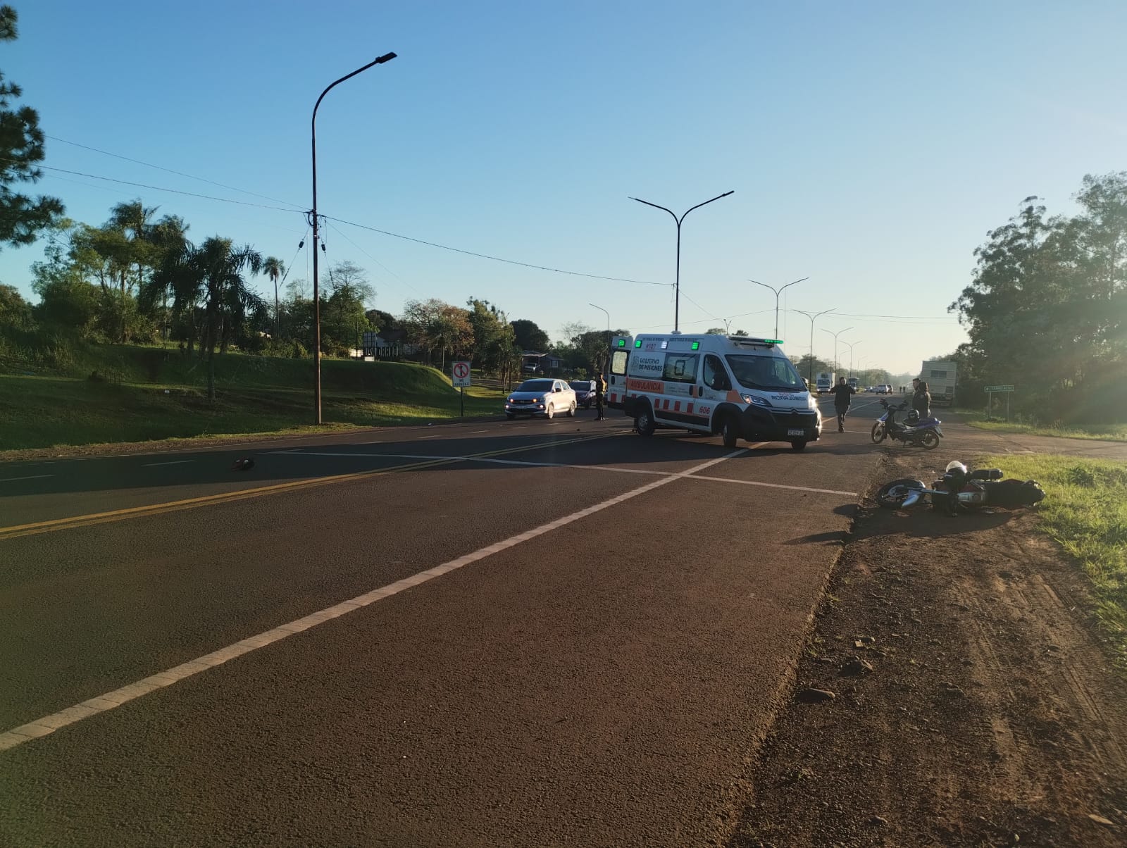 Misiones: Colisión entre dos motocicletas en el Municipio de Cerro Azul dejó dos mujeres heridas