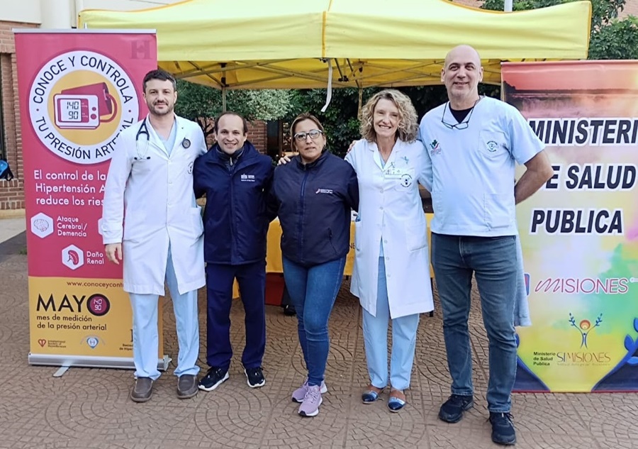 Por el Día Mundial de la Hipertensión Arterial realizaron actividades para la comunidad