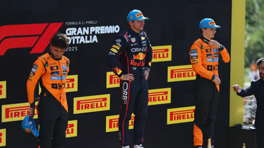 Fórmula 1 en el Gran Premio de Italia: Max Verstappen con Red Bull ganó forma sólida a los McLaren de Lando Norris y Oscar Piastri, Franco Colapinto terminó 17mo.