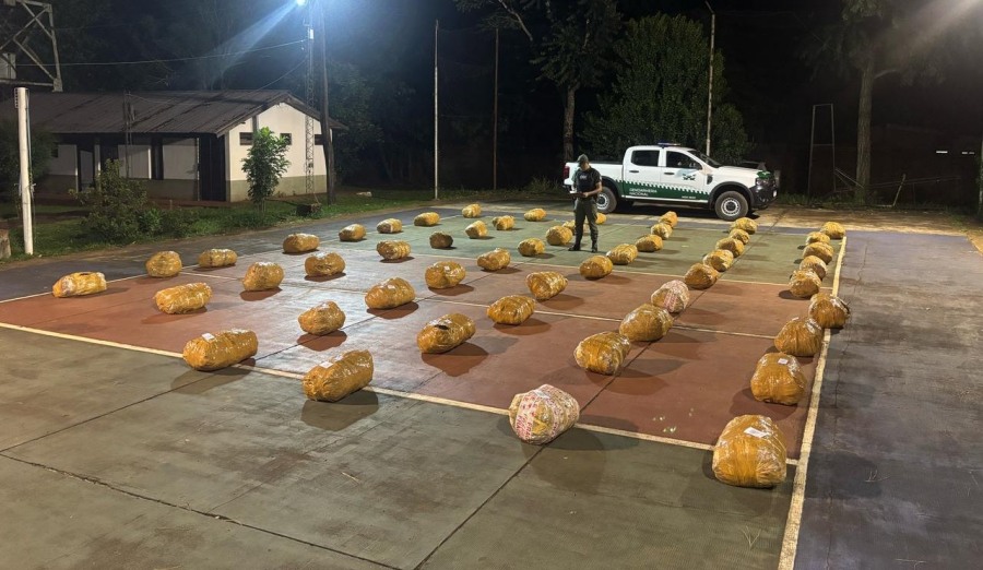 Gendarmería Nacional secuestró, secuestró más de mil kilos de estupefaciente