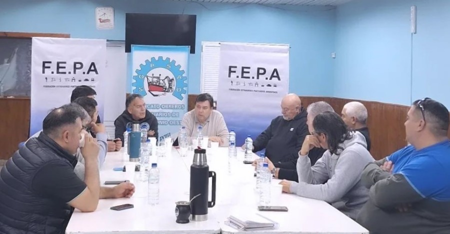 La Federación de Estibadores brindó apoyo a los trabajadores del SOPSAO ante la instalación de la planta de GNL en Río Negro