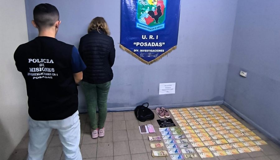 Robó la confianza y el dinero: La Policía de Misiones atrapó a empleada acusada de vaciar los ahorros del dueño de casa