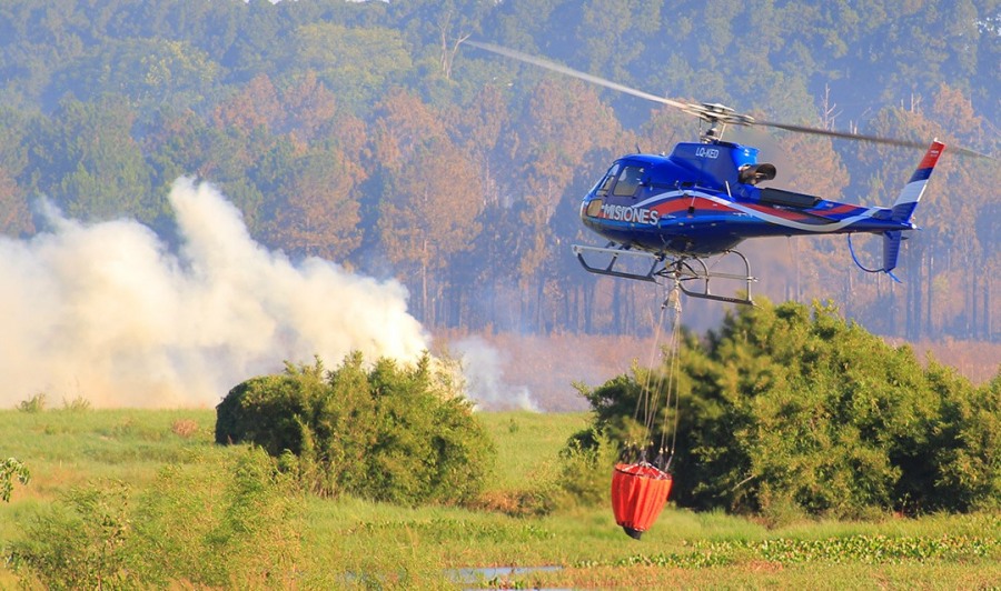 En los primeros días del año, Bomberos de la Policía de la provincia de Misiones realizaron 110 intervenciones para sofocar incendios