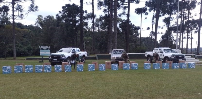 Gendarmería Nacional secuestró más de 43 mil paquetes de cigarrillos