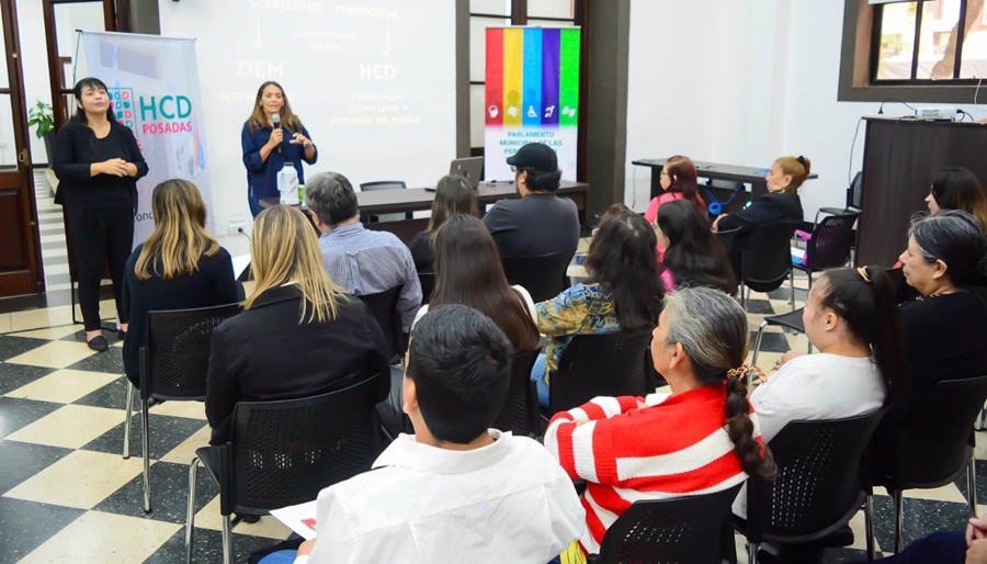 Se realizó la capacitación en técnicas legislativas en el marco del Parlamento Municipal de las Personas con Discapacidad