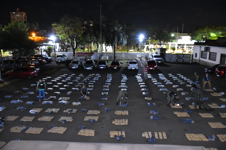 Misiones: Incautación de estupefacientes realizado por Gendarmería Nacional en un barrio de la Localidad de Garupá