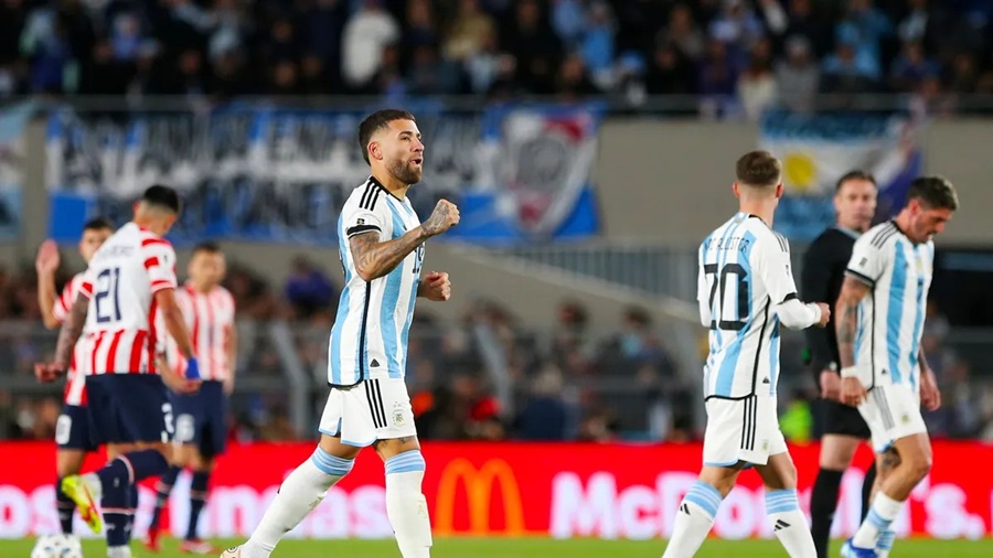 Eliminatorias Sudamericanas: Con un golazo de Nicolás Otamendi, Argentina le ganó a Paraguay, Lionel Messi ingresó en el complemento y jugó más de 40 minutos
