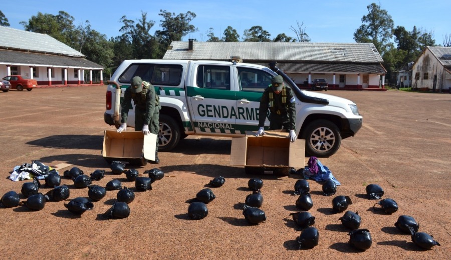 Se frustró el envío de 33 kilos de marihuana por encomiendas: Los bultos eran trasladados por una empresa de transporte logístico
