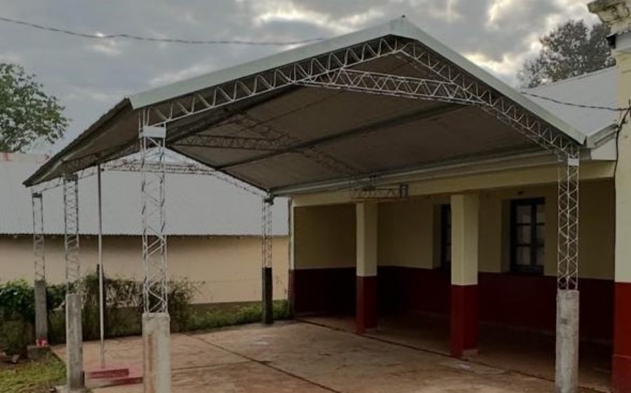 Apóstoles: El NENI 2042, ahora cuenta con un nuevo tinglado, para fortalecer y lograr el mejoramiento de las actividades curriculares