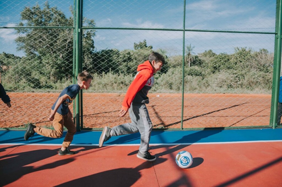 Apóstoles: Unas 150 familias de la zona del Barrio Itatí, ya cuentan con un nuevo playón deportivo
