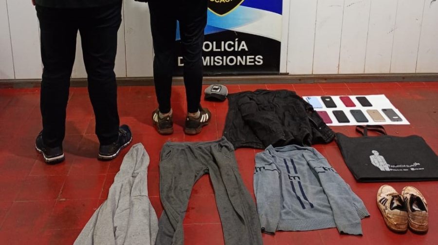 Arrestaron en la ciudad de Oberá a un individuo de 31 años que robó celulares valuados en casi 10 millones de pesos