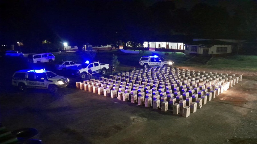 Gendarmería Nacional secuestró más de 108 mil paquetes de cigarrillos: Se encontraban acopiados en el interior de una vivienda perteneciente a la ciudad misionera de Puerto Iguazú