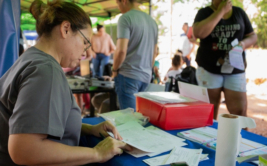 Operativo Integral de Salud en la Chacra 93 de la ciudad de Posadas