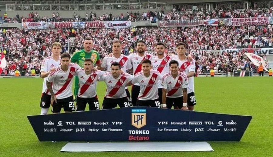 Liga Profesional de Fútbol: El desahogo de River Plate, venció 3 a 1 a Banfield con doblete de Pablo Solari y gol de Miguel Borja