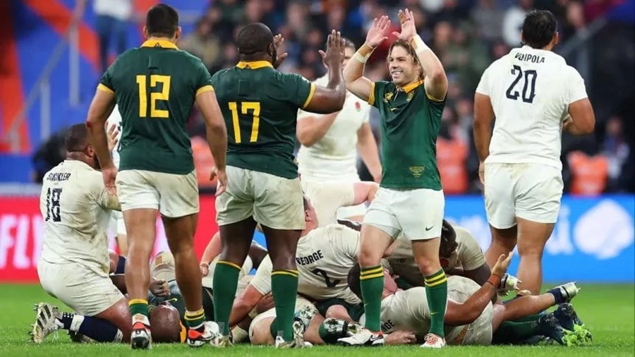 Los Springboks lo dieron vuelta 16-15 sobre la hora ante La Rosa: Sudáfrica le ganó un partidazo a Inglaterra y jugará la final del Mundial de Rugby 2023