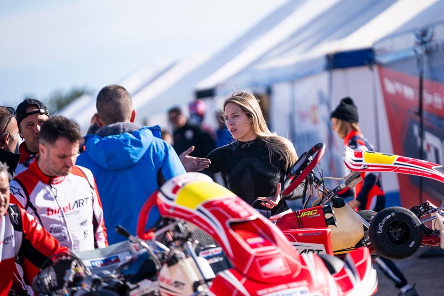 Nerea Martí va por el título en la Hivern Karting 2024