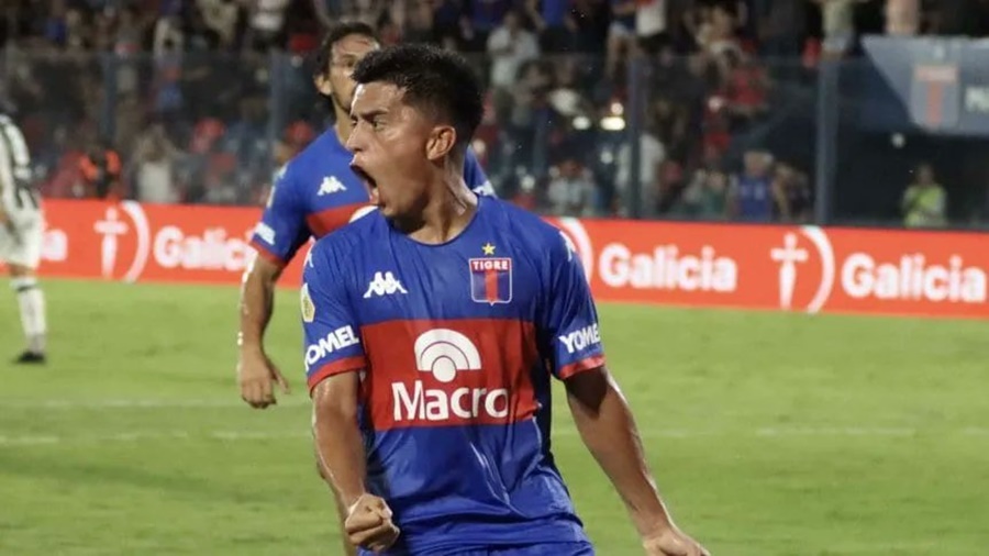 Tigre le ganó a Central Córdoba, por la Copa Liga Profesional de Fútbol, su primero en el campeonato, le permite salir del fondo de las tablas