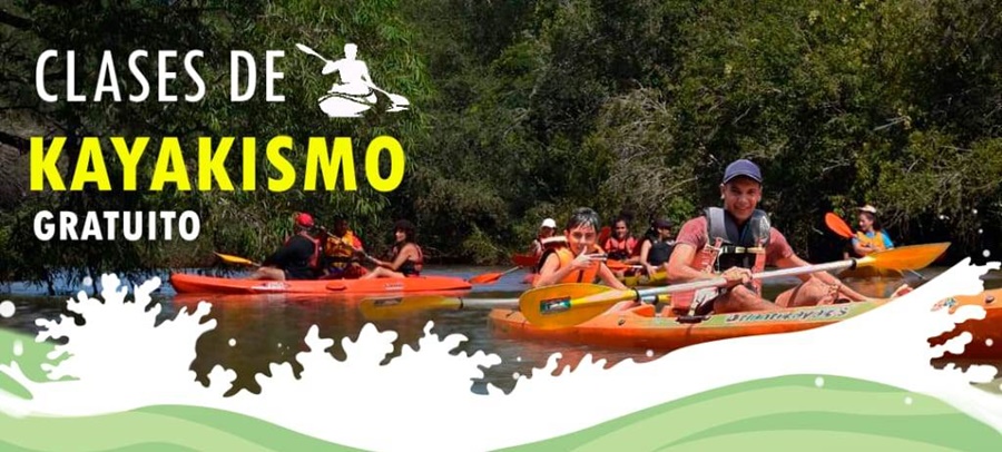 Apóstoles: Clases de Kayakismo Gratuito en el Balneario Municipal del Arroyo Chimiray