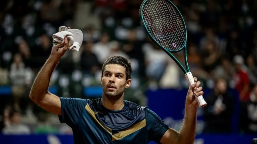 Tenis: Facundo Díaz Acosta venció a Francisco Cerúndolo en el duelo de argentinos, en el IEB+ Argentina Open