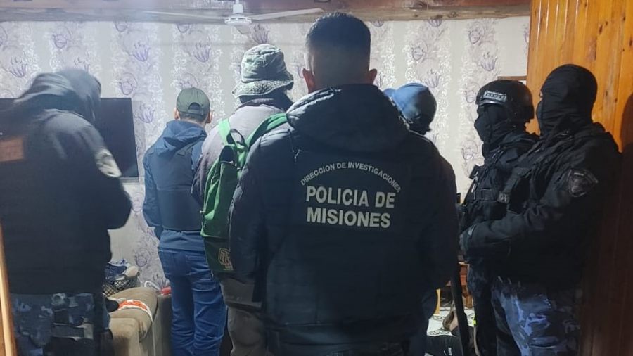 La Policía de Misiones capturó a una banda binacional que operaba con apoyo logístico desde el Paraguay