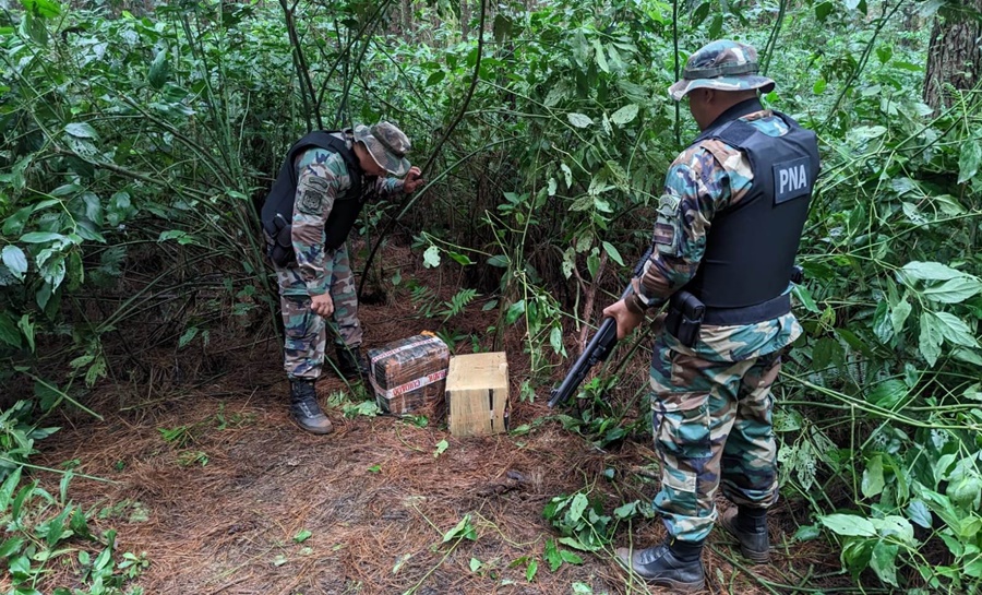 Misiones: Prefectura Naval Argentina secuestró más de 40 kilos de marihuana, la droga tiene un valor cercano a los 100 millones de pesos