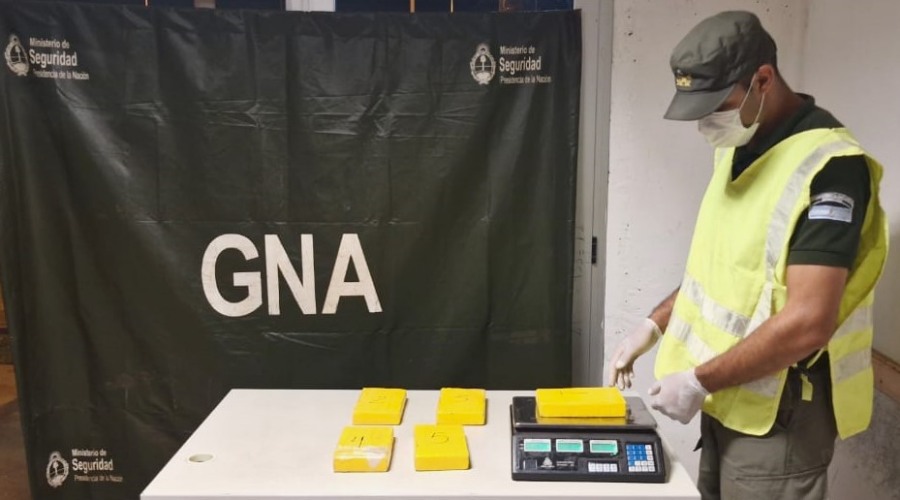 Incautación de estupefaciente, en el control de ruta ubicado en Paraje Centinela de Gendarmería Nacional