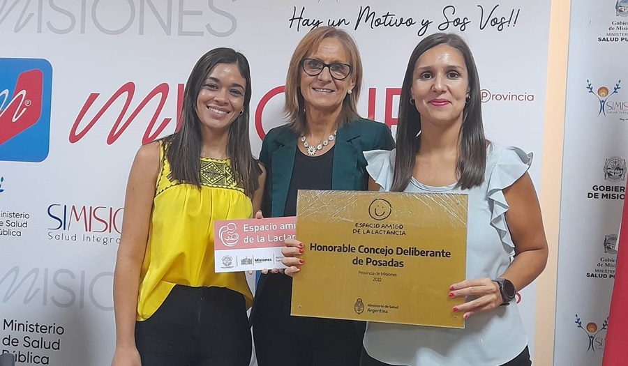 Posadas: Gran reconocimiento al espacio de lactancia del Honorable Concejo Deliberante