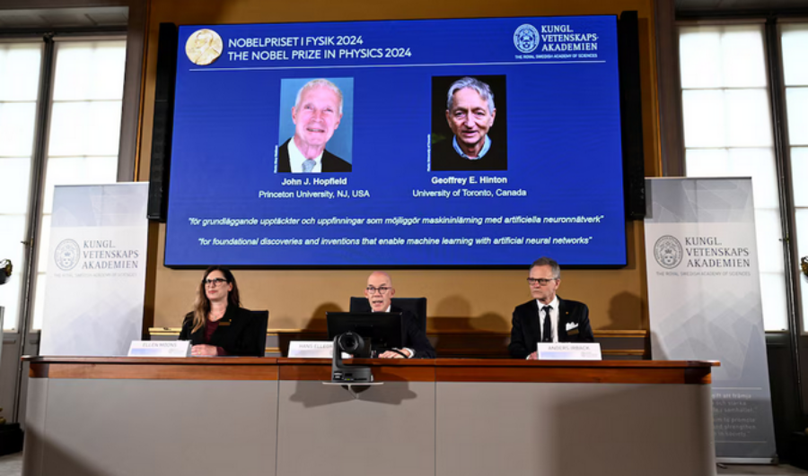 El Premio Nobel de Física 2024 fue otorgado al estadounidense John J. Hopfield y al británico Geoffrey E. Hinton