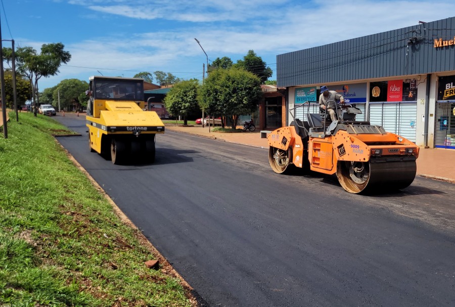 Programa Pavimento Urbano: La Dirección Provincial de Vialidad jerarquiza la zona urbana en la localidad de Campo Grande